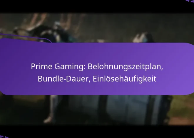 Prime Gaming: Belohnungszeitplan, Bundle-Dauer, Einlösehäufigkeit