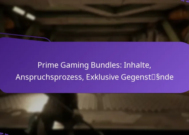 Prime Gaming Bundles: Inhalte, Anspruchsprozess, Exklusive Gegenstände