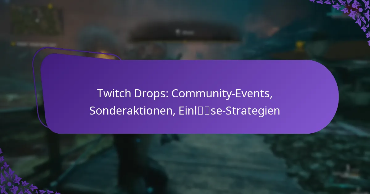 Twitch Drops: Community-Events, Sonderaktionen, Einlöse-Strategien