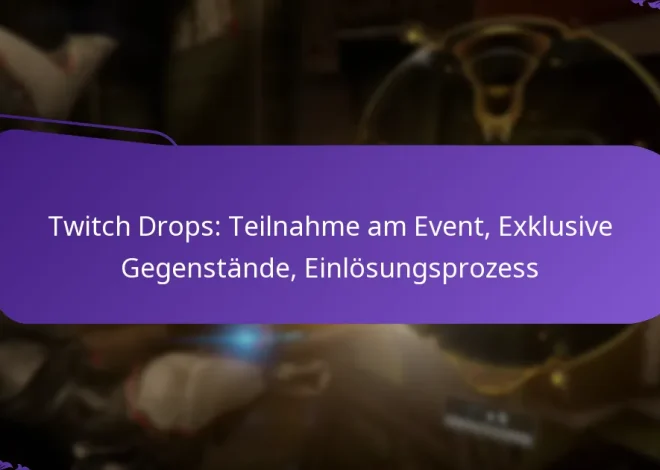 Twitch Drops: Teilnahme am Event, Exklusive Gegenstände, Einlösungsprozess