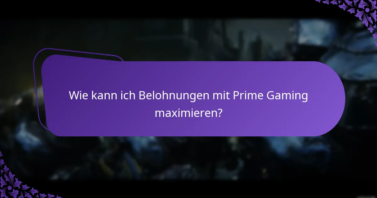 Wie verwalte ich meine Prime Gaming-Kontoeinstellungen?